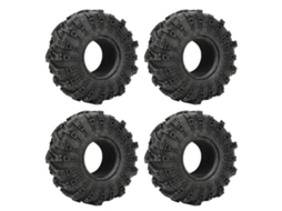 2026zentro-4pcs Pneus De Borracha 2.2 Polegadas Para Carro Rc Crawler 1/10 Com Aderência E Amortecimento