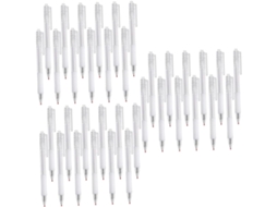 Nuobesty Conjunto De 36 Canetas Esferográficas Com Botões Pressão,