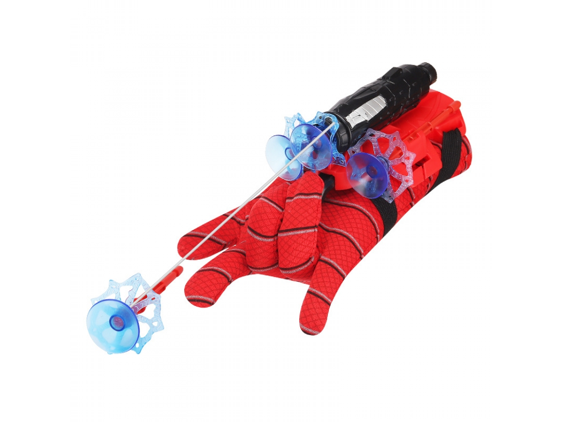 Luvas do Homem-Aranha, lançador de teias para crianças, plástico cosplay decoração filmes heróis, brinquedos educativos divertidos crianças-SLOWMOOSE
