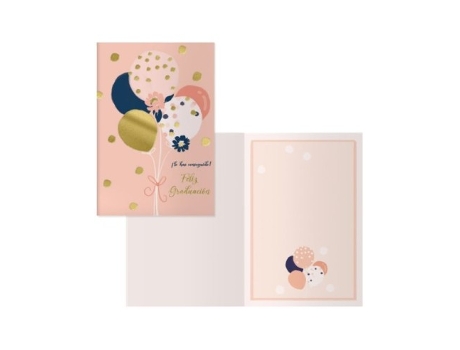 Livro Pack 6 Tarjetas Felicitación. Modelo Every-balloons De Desconocido (espanhol)