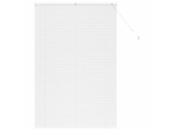 Conjunto 1 Persianas Venecianas Vidaxl Branco Alumínio (175 X 115 Cm)