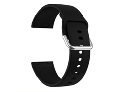 Lurelia Pulseira De Silicone Preta, Compatível Com Fitbit Versa 3