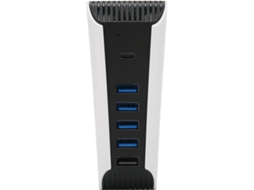 Hub Usb 5 Em 1 Com Adaptador De Expansão Para Console, Conexão