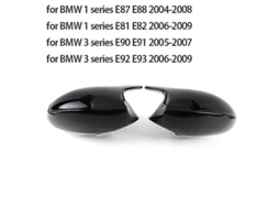 Capacete de Espelho Retrovisor M Style para Bmw E90 E91 E92 E93 E81 E87 E82 Preto 2004 2009 S/MARCA