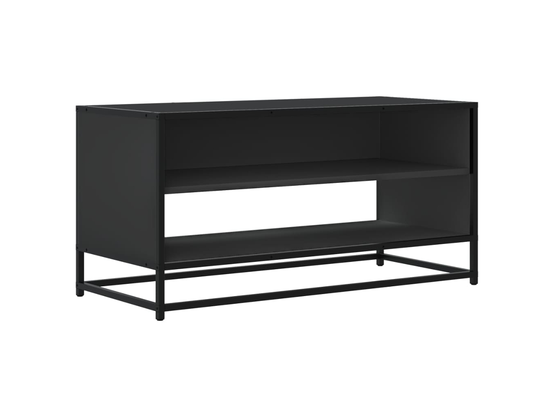 Tv Cabinet, Tv Cabinets Vidaxl Preto Madeira Processada (n/a)