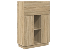 Conjunto 1 Secretária De Escrita Vidaxl Castanho Derivados De Madeira (71.5 X 31.5 X 106.5 Cm)