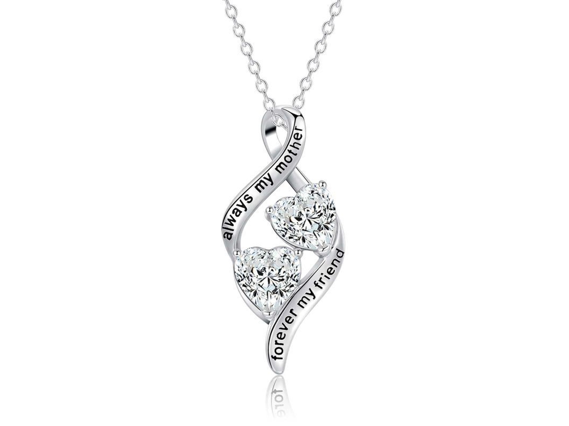 2026-collares De Prata Ley 925 Para Mamãe Presentes De Dia Das Mães Aniversário Amiga Eterno