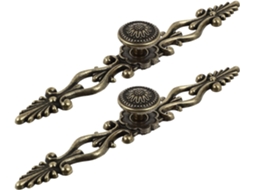 Puxadores De Armário Vintage Em Bronze Antigo Com Espaçamento Entre Furos 5 Polegadas