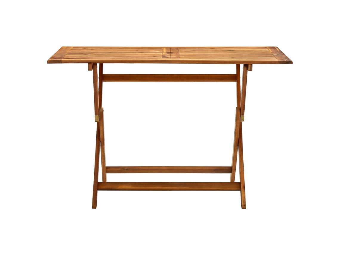 Mesa Dobrável Jardim 120x70x75 cm Madeira de Acácia Maciça MAISON EXCLUSIVE