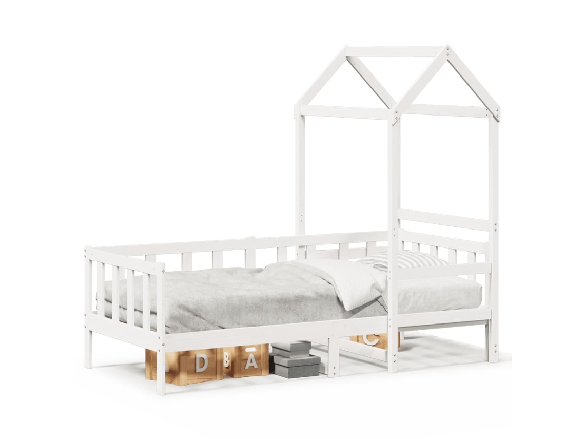 Day Bed, Day Beds Vidaxl Branco Madeira De Pinho (80 X 200 Cm)