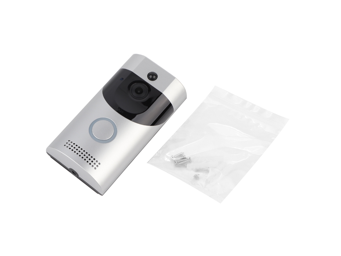 Interfone De Vídeo Wifi Laxiscreed Com Sensor De Corpo Humano E Visão Noturna Infravermelha Para Monitorização Eficiente