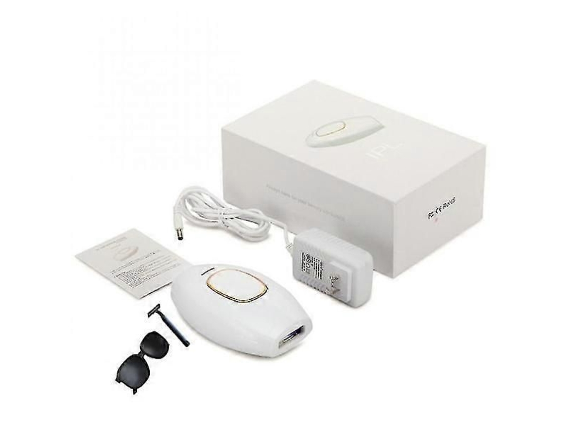 Depilador A Laser Para Remoção De Pelos, 300.000 Flashes, Depilador Permanente Branco.