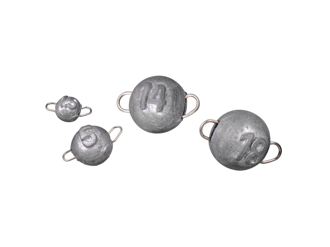 Conjunto de 6 Cabeças de Chumbo SPRO Bottom Jig 18 G