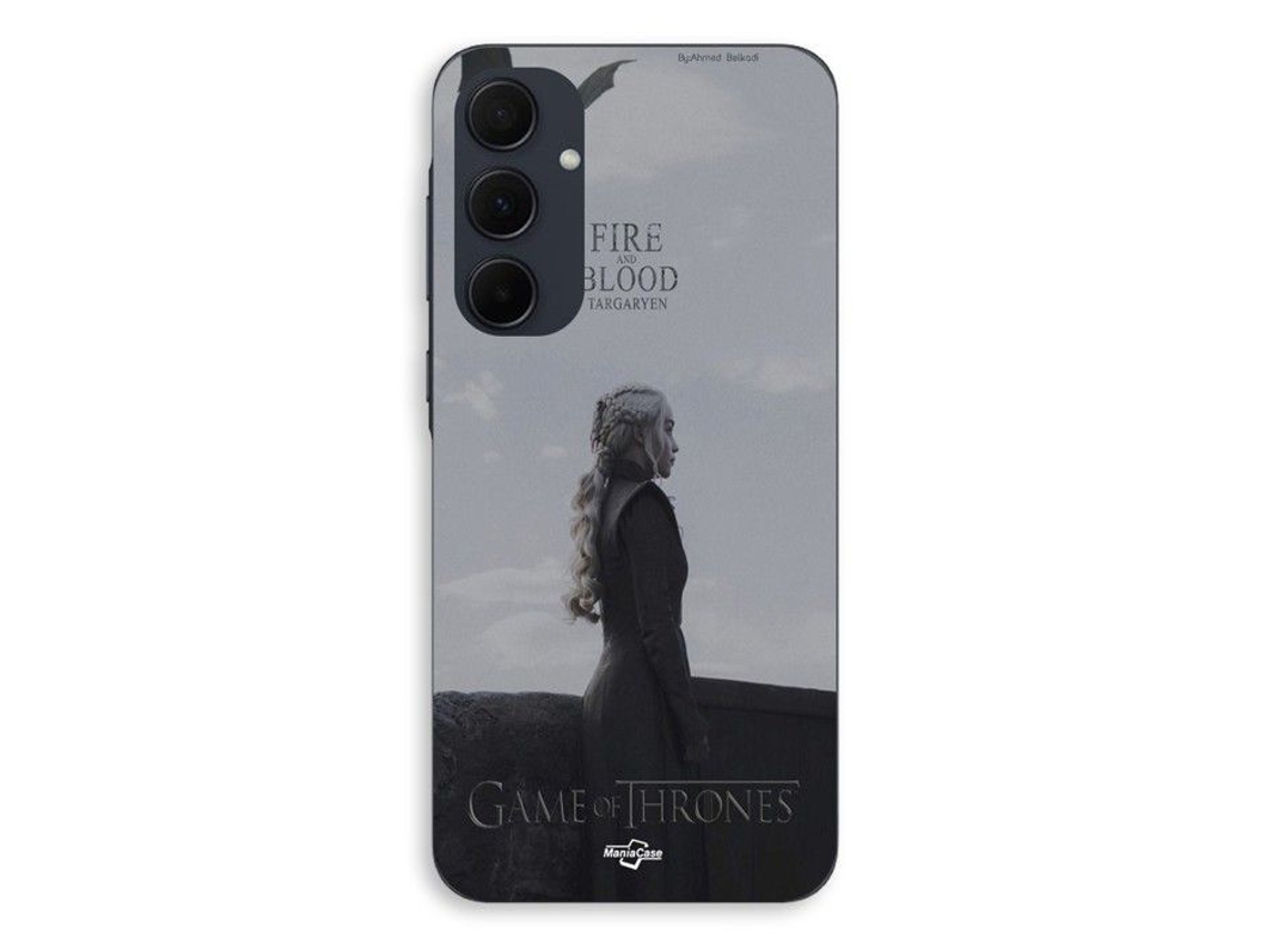 Capa Para Samsung Galaxy A55, Silicone, Preta, Game Of Thrones