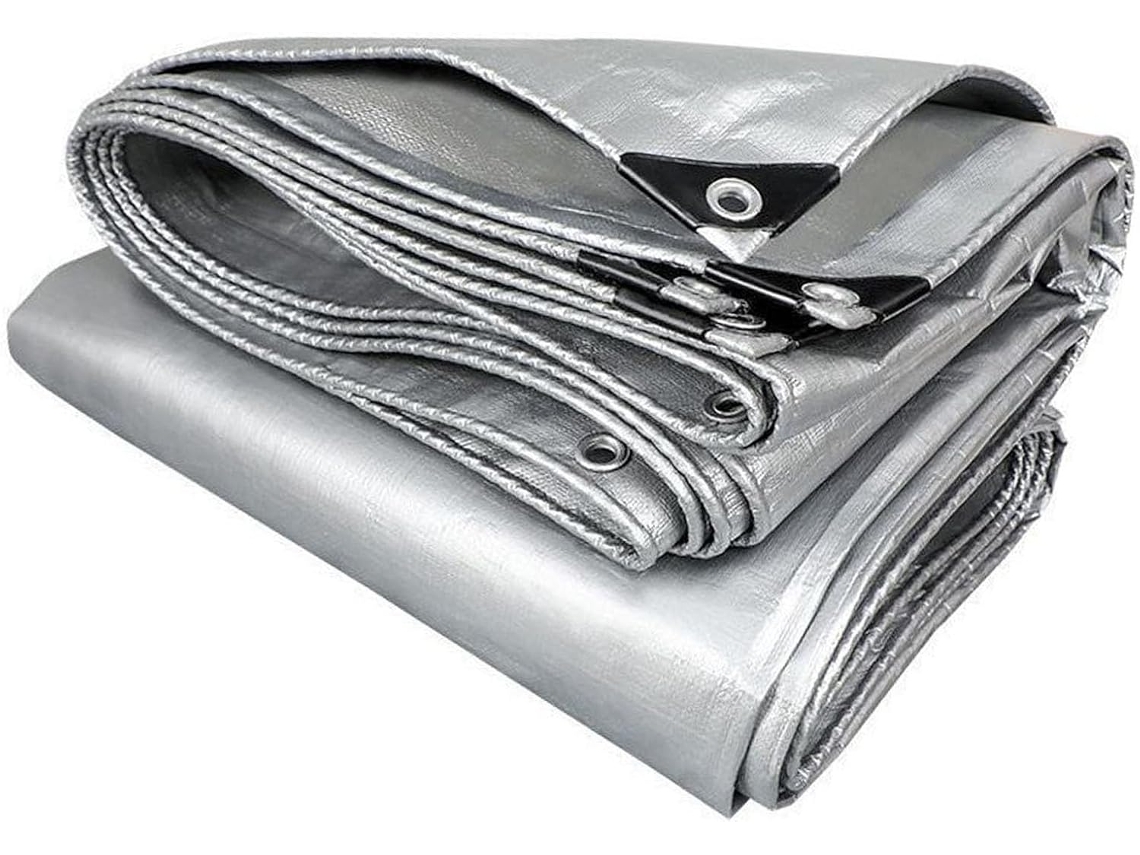 Tarp Heavy Duty Waterproof Thick Tarps Tear Fade Resistant Uv Cover With Grommets And Reinforced Edges For Outdoor