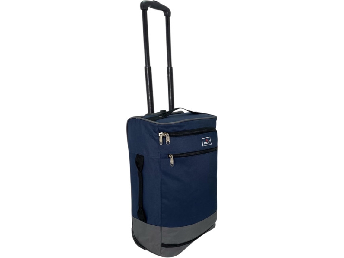 Mala De Tecido Trolley Bagagem De Mão De Cabine Viagem Avião Leve Dobrável Com Rodas Aceite Por Todas As Companhias Aéreas Azul COSHANO