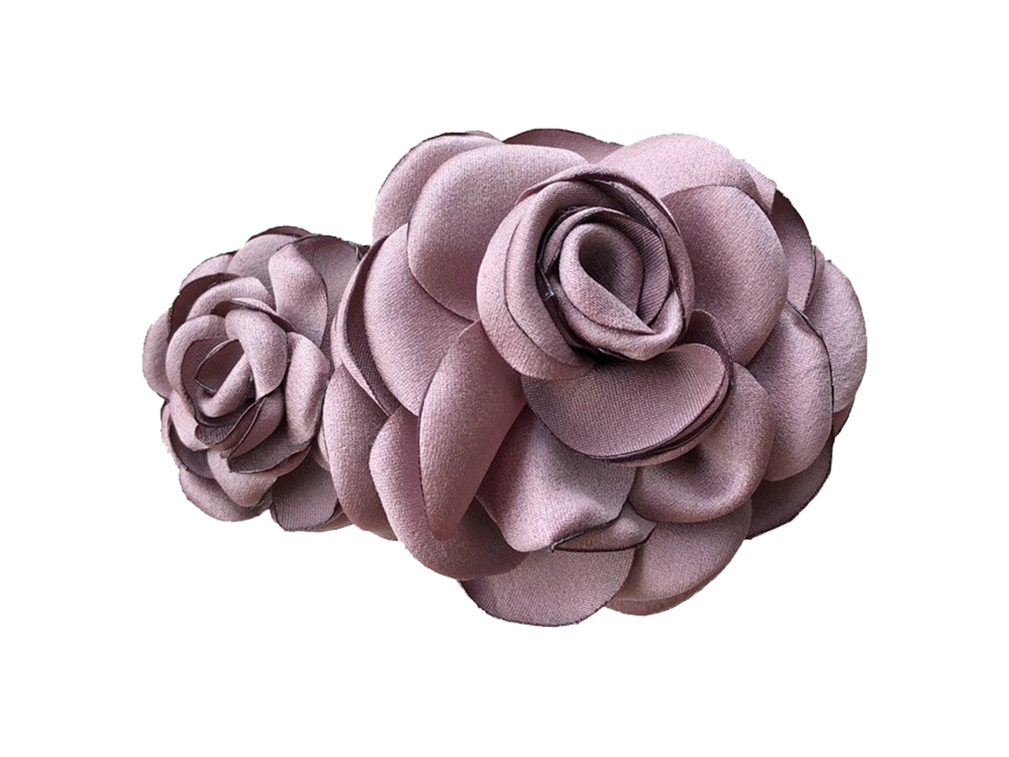 Presa De Cabelo De Plástico Com Clips Florais, Barretes, Presilhas Para Cabelo, Suporte Para Trança Ou Coque