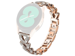 Pulseira De Relógio Trançada Em Liga De Zinco Com Decoração De Strass Para Amazfit Pop Olysi Shop