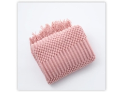 Manta de Tricô em Imitação Cashmere Estilo Europeu Mantou Textile City Toalha Relevo Decoração para Sofá Confo