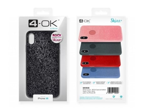 Capa Traseira 4-Ok Shine Rock para iPhone XR