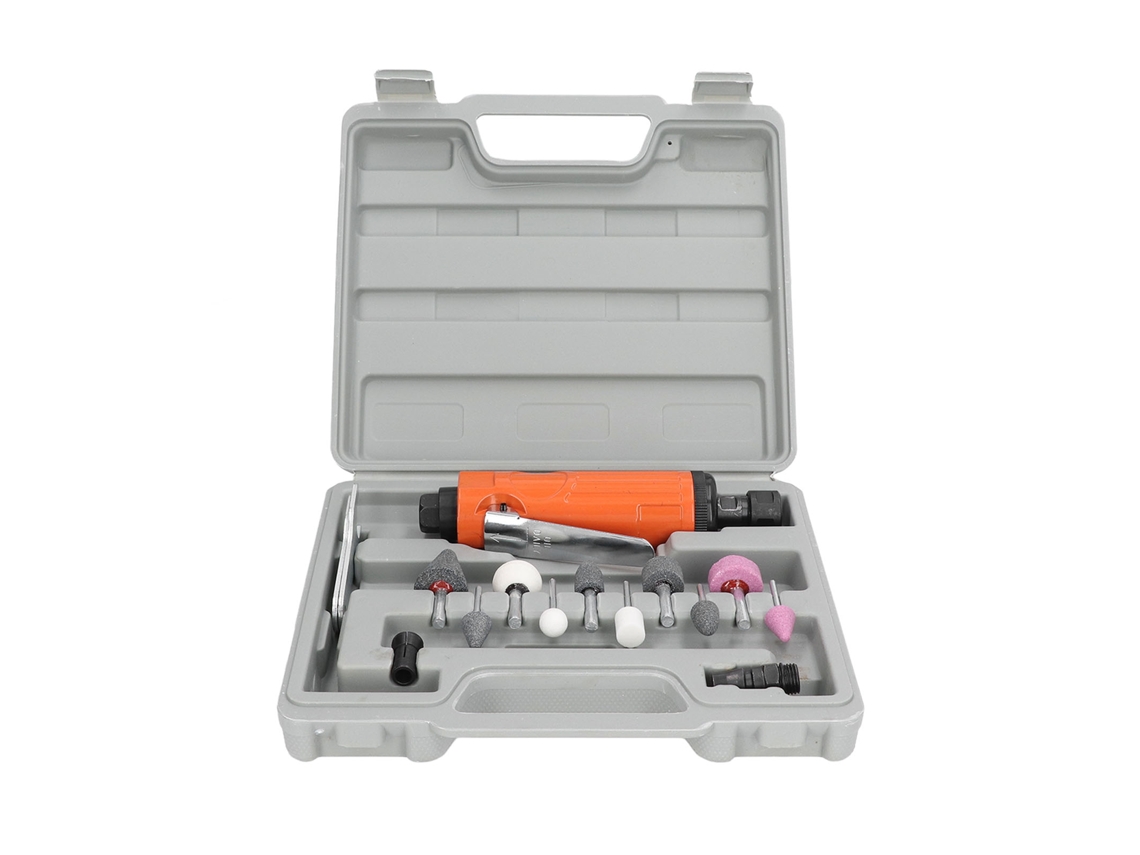 Polidor Pneumático Portátil de 1/4 Polegada com Mandris Duplos 3mm e 6mm 22000rpm S/MARCA