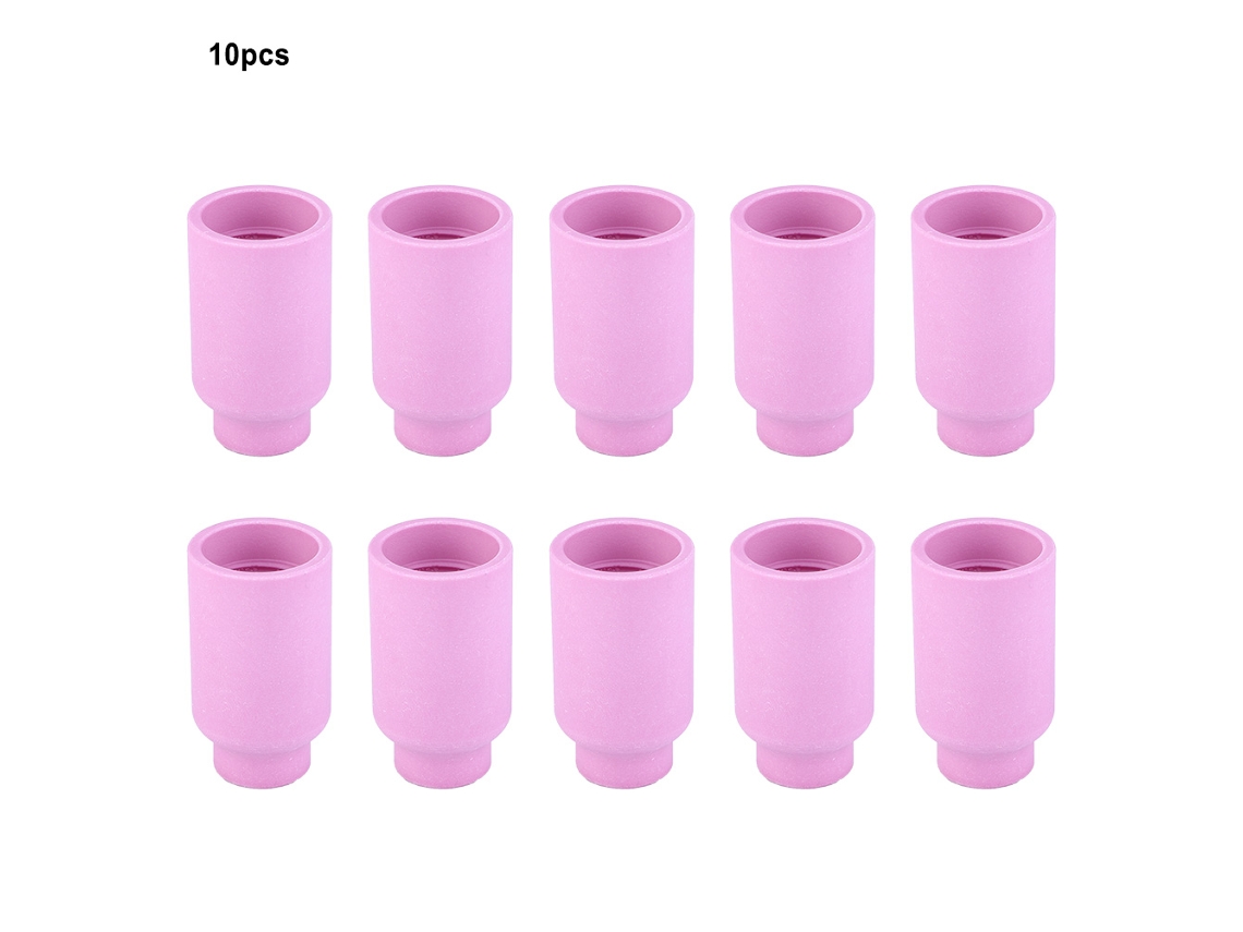 10 Peças De Bico Cerâmico 54n17 5 Para Soplete Tig Wp-17/18/26 (54n14, 54n15, 54n16, 54n18)