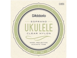 Cordas de Ukulele D'ADDARIO Set Soprano Ej65S