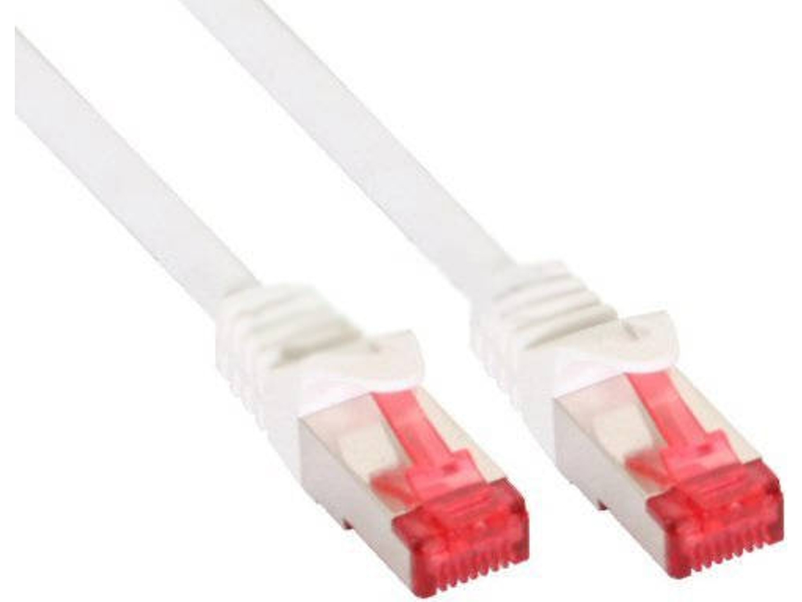Cabo de Rede INLINE (RJ45 - 25 cm - Branco)