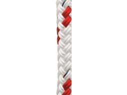 Corda Polybraid 16 150 M Vermelho Branco 8 Mmpoly Ropes