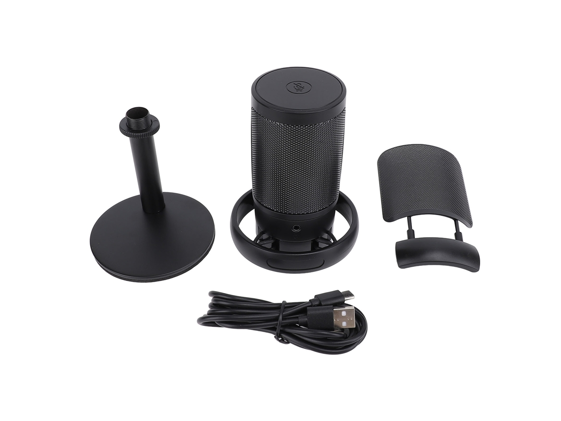Microfone LAXISCREED Mudo Rápido Luz Ambiente Usb Pc