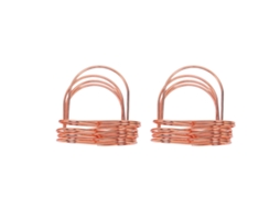 20 Portatarjetas De Metal, Bonito E Innovador, Para Bodas, Fiestas, Cenas, Oficinas, Color Oro Rosa.