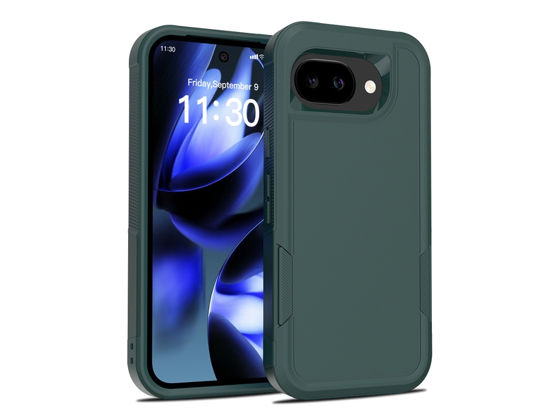 Compatível Com A Capa Para Celular Google Launch Armor.verde Escuro - Pixel 9/9 Pro