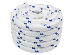 Vidaxl Corda De Barco 4 Mm 10 M Branco E Azul