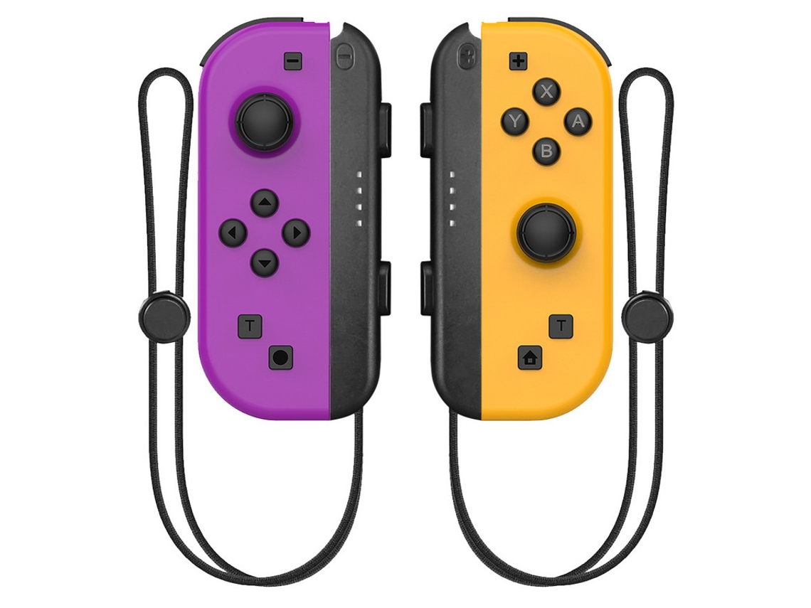 Controle sem fio Yizhood para Nintendo Switch/iOS/Android/PC Roxo e Laranja