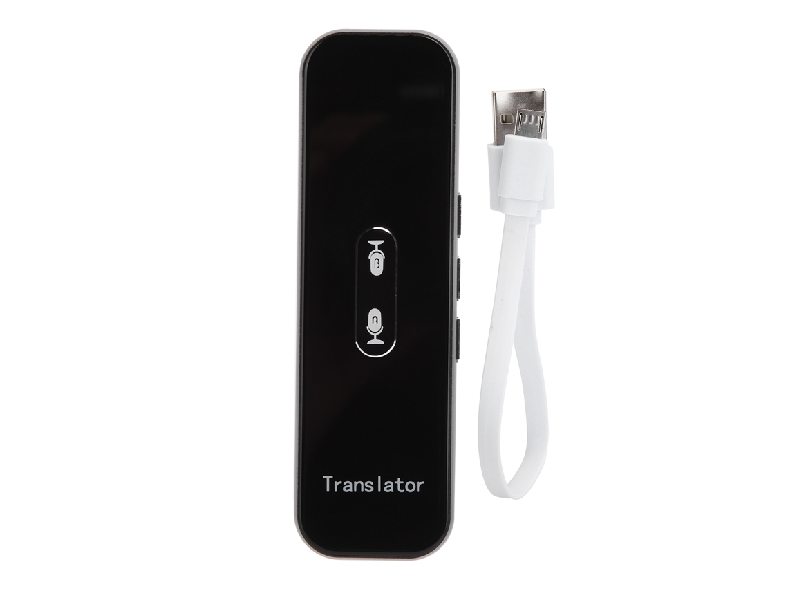 Traductor Portátil Bluetooth para Viajes, Negocios y Aprendizaje, Gris Oscuro | S/MARCA