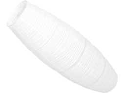 Luminária de Chão de Papel Branco, Acessório Decorativo para Casa, Vertical, Simples e Funcional. SFUSHOS