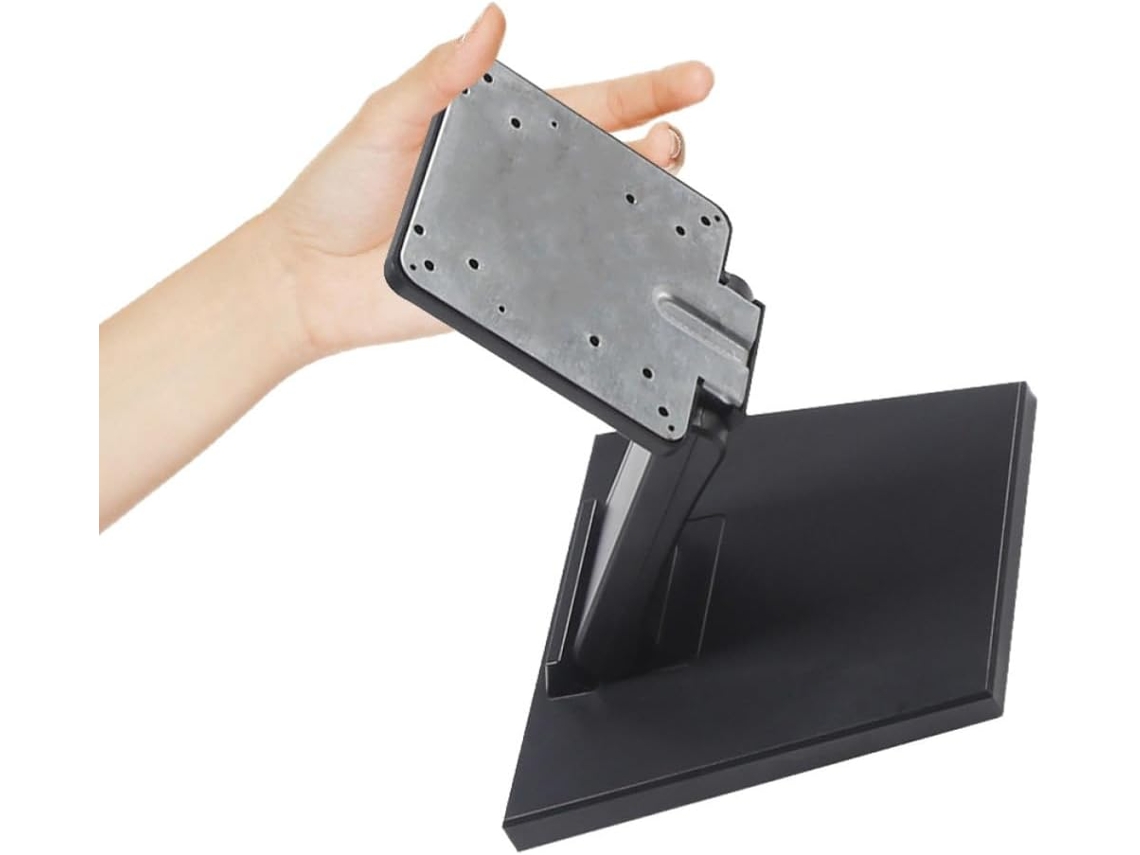 Suporte Dobrável Com Base Estável Para Telas Lcd De 14 A 27 Polegadas, Preto, Tamanho Reduzido.