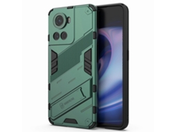 Compre Para Oneplus Ace 5g / 10r 5g Capa De Proteção De Dupla Camada Tpu Pc Com Suporte E Combinação De Absorção De Choque, Verde