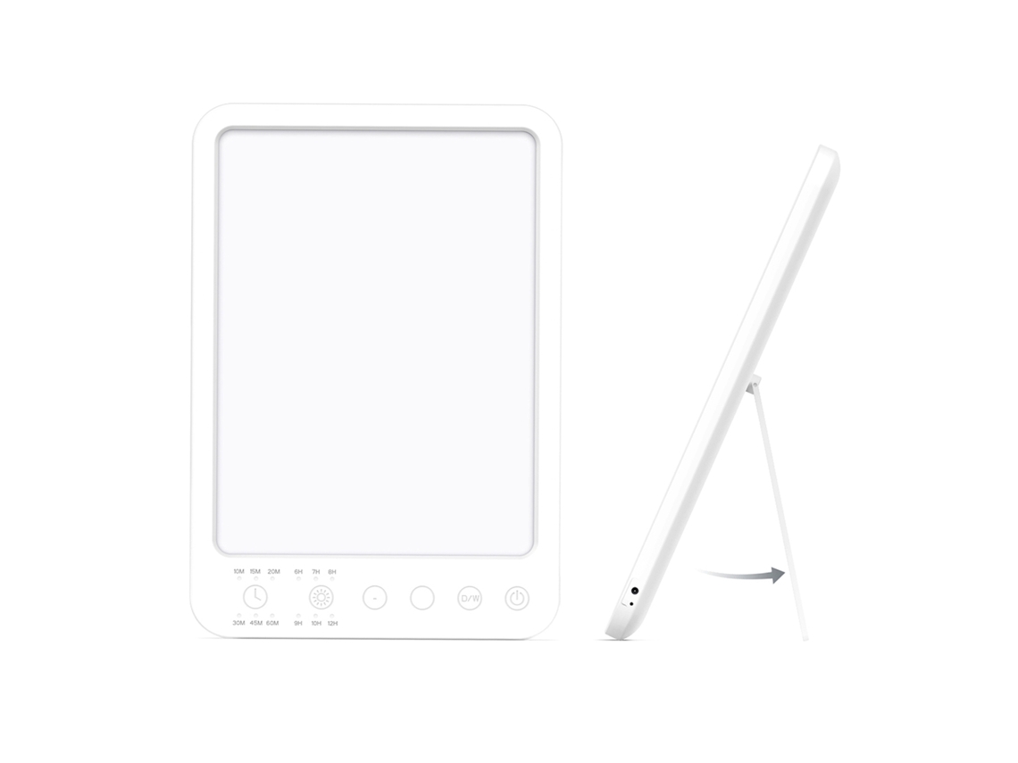 Rebe-lâmpada Led De 12000lx Com Temporizador E Controle Táctil, Suporte De Pé Para Casa E Escritório, Luz Do Dia