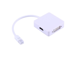 Adaptador Thunderbolt Mini Display Port Hdmi Dvi Vga Eiffel para Mac Book Air Pro