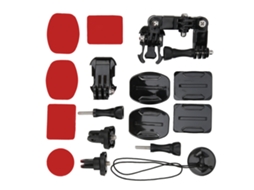 Motorcycle Helmet Camera Holder Set For Insta360 R Action Camera Helmet Chin Mount Bracket LAXISCREED