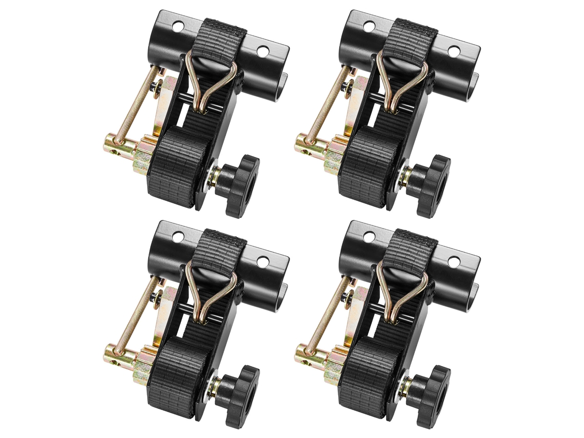 Correias De Catraca De 38,1 Mm X 2,25 M Para Porta Bagagem De Escada 4 Unidades Vevor