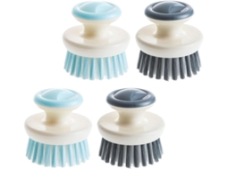 Conjunto De 4 Escovas Limpeza Para Cozinha, Resistentes A Óleo,