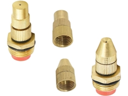 Adaptador de Conector Jardim Latão Macho 1/2" com Bocal Pulverizador | S/MARCA