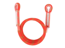 Corda de Descida, 120 Cm, Laranja, com Freio AQUAFORGE