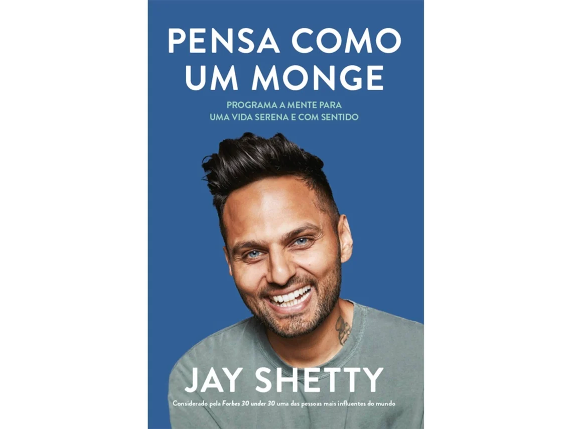 Livro Pensa como um Monge de Jay Shetty (Português)