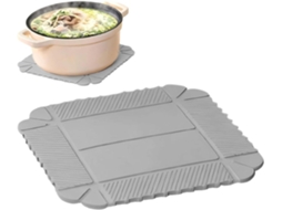 Bandeja Suporte Para Panelas Dobrável Multiuso Em Silicone