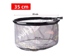 Rede De Pesca Ultraleve (35 Cm) Em Liga De Alumínio E Fibra De Carbono Com Acessórios Para Rede De Pesca Anti-fenda Profunda