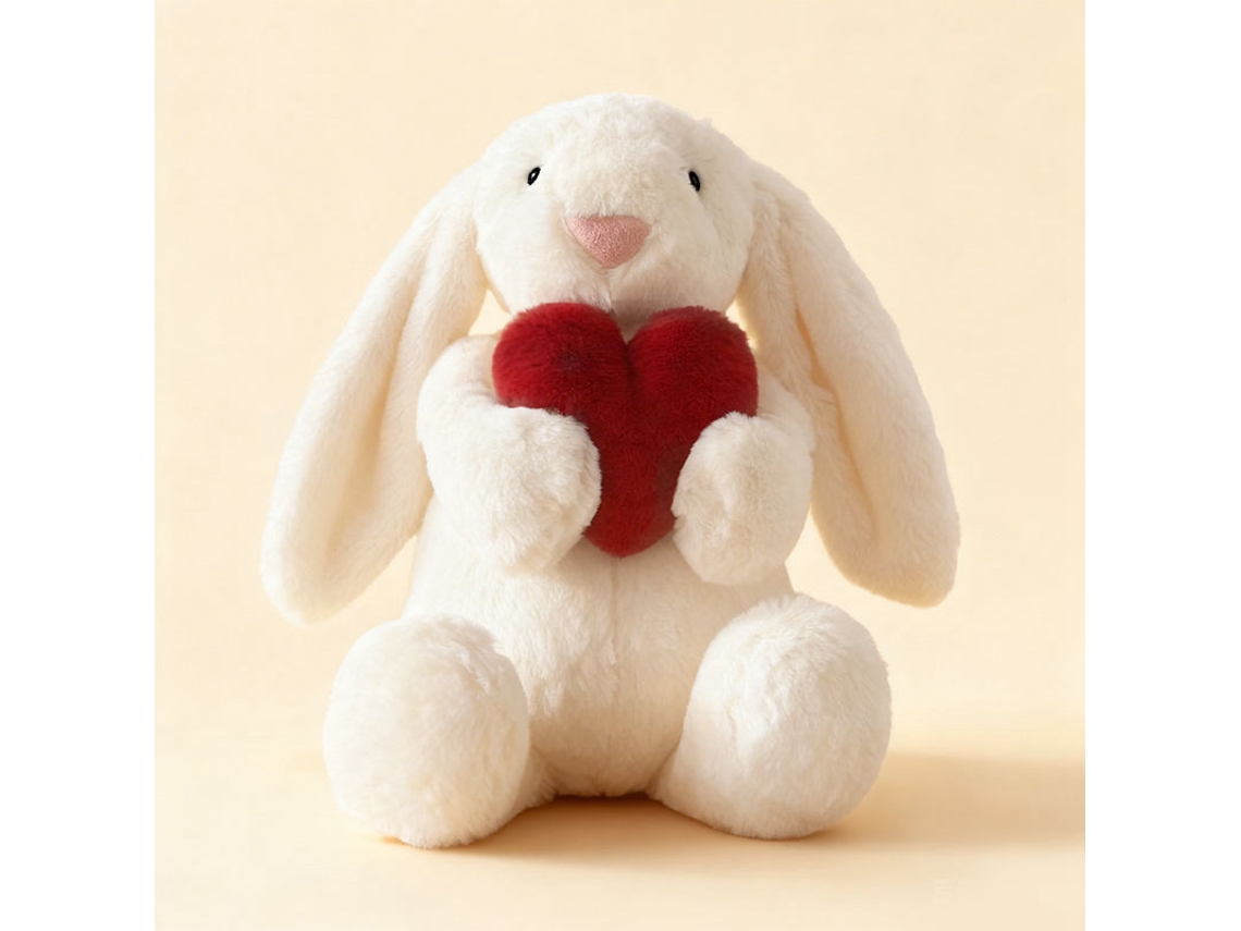 (20 Cm 0,13 Kg) Boneco De Coelho Divertido, Brinquedo De Pelúcia, Enfeite