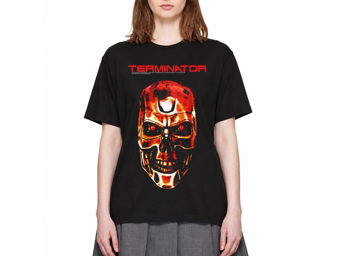 Rockinstone Terminator Redterm Black Adult T-shirt Size:xxl